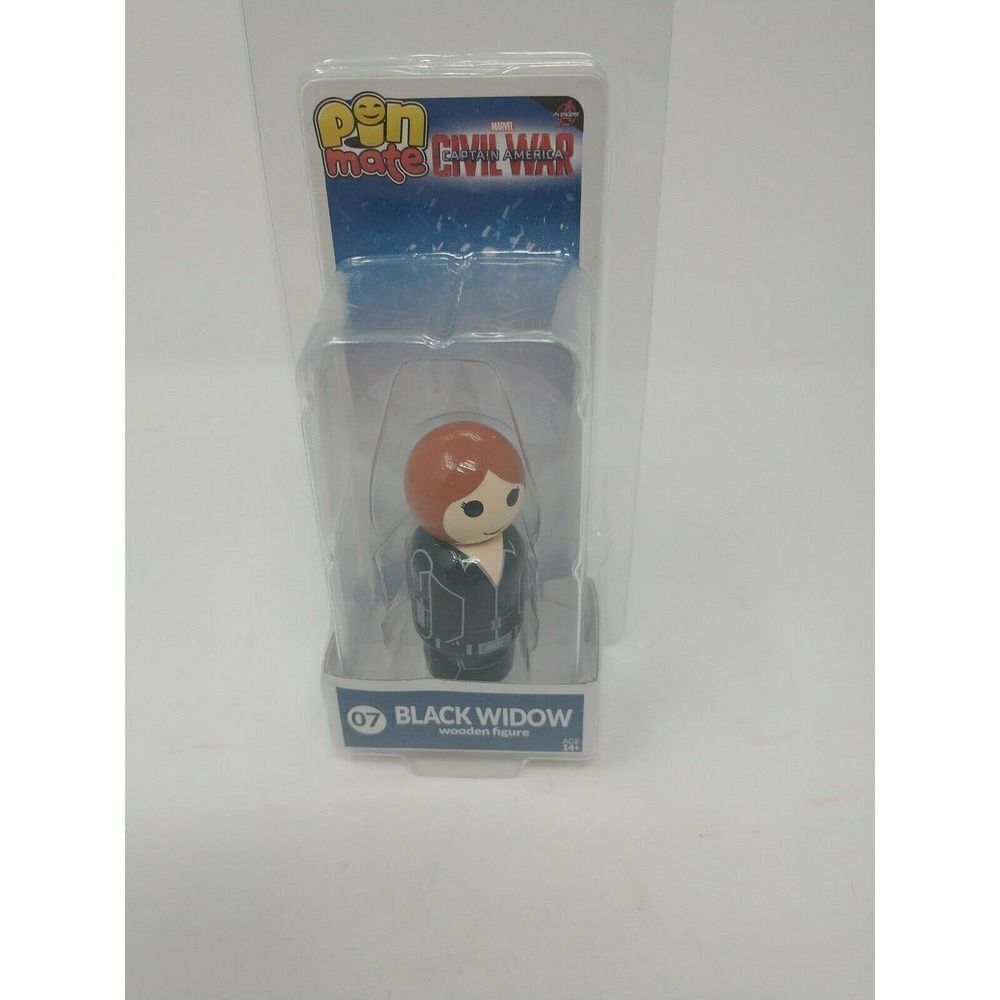 Pin Mate 07 Black Widow Captain America Civil War Wooden Figure Avengers Marvel